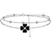 Yinsen Bracciale Donna Argento 925,Stile bohémien Bracciale a strati Regalo Elegante per Donna,Gioiello con Scatola Regalo