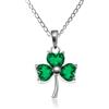 Alexander Castle Ciondolo Shamrockin in argento Sterling con collana a catena 45,72 cm e confezione regalo