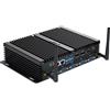 HISTTON 8th Gen DDR4 Fanless PC desktop industriale PC Quad Core CPU Core i5 8250U 8 GB RAM 128 GB SSD 6 RS232/485 COM 2 Intel NUC Lan HDMI DP EDP LPT SIM,mini windows 11 Pro
