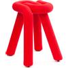 Moustache - Sgabello imbottito Bold - Rosso - Schiuma di poliuretano - Designer Big Game