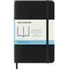 Moleskine Classic Notebook, Taccuino con Pagine Puntinate, Copertina Morbida e Chiusura Elastica, Formato Pocket 9 x 14 cm, Colore Nero, 192 Pagine