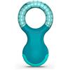 Suavinex Massaggiagengive Refrigerante, a Partire da 4 mesi, Anello da Dentizione Rinfrescante, Goffrato, Blu