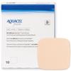 Medicazione sterile in schiuma di poliuretano idrocellulareaquacel ag foam adesiva assorbente 10x10 cm 10 pezzi