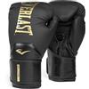 Everlast Guanti da Boxe Everlast Elite 2 10oz, Grigio/Rosa, per Sacco, Allenamento e Sparring, Chiusura a Strappo, Barra Ergonomica, Schiuma a Strati - Autentico Everlast