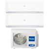 Haier - Climatizzatore dual split Haier Expert White Wifi 12000+12000 Btu inverter R32 A++ 4U75S2SR5FA