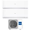 Haier - Climatizzatore dual split Haier Expert White Wifi 15000+18000 Btu inverter R32 A++ 4U75S2SR5FA