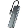 Aisens Hub USB ASUC-5P011-GR Grigio (1 Pezzo)