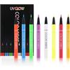 Azonelife Set di Eyeliner Liquido Neon - 8 Colori Opaco Colorato a Lunga Durata e Cruelty Free, Matte ad Alta Precisione, Impermeabile e Luminoso Con Pigmento di Lunga Durata