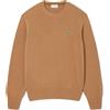 LACOSTE MAGLIONE GIROCOLLO 100% LANA CARDATA