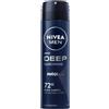 Nivea Men Deo Spray per uomini, protezione anti-traspirante, DEEP, confezione da 6 (6 X 150 ML)