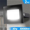 BAKAJI Set 2 Fari Led 10W Luce Alta Luminosita 1000lm Bianco Faro Faretti Esterno Slim