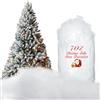Tatuo Neve Finta di Natale Coperta di Neve Artificiale Fibra Soffice per Albero Natale Inverno Mantello Villaggio, Natività e Facile Decoro Natalizia, 5,3 Once per Sacchetto (1 Borse)