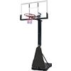 (06) PIANTANA BASKET PROFESSIONALE A COLONNA REG. DA 230 A 305 CM TRASPORTABILE