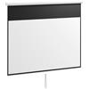HOMCOM Telo per Proiettore 120" Rapporto 16:9, Fissaggio a Muro e Soffitto per Casa e Ufficio, Bianco | Aosom Italy