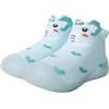 Tolaler Scarpe Primi Passi Bimba, Scarpe Gomma Traspiranti Primi Passi Bimbo, Calzini Scarpe Antiscivolo Morbida Suola, Scarpe Bimba Primi Passi per Ragazzi Ragazze 18-24 Mesi Elefante Corto