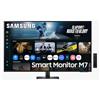 Samsung Smart Monitor M7 (S43FM702), Flat 43'', 3840x2160 (UHD 4K), Smart Hub con AI, Office 365, Gaming Hub, Speaker Integrati, Telecomando, WiFi, HDMI, USB-C
