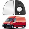 JinsenTGG Vetro a Specchio sostituzione per Fiat Ducato/Peugeot Boxer/Citroen Relay 1998-2005, Specchio Esterno Regolabile Adatto, Lente di Retromarcia, Specchietto Retrovisore Superiore Riscaldato (Sinistra)