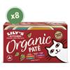 Lily\'s Kitchen ORGANIC Patè Multipack Umido per Gatti 8x85 gr