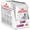 Veterinary health nutrition wet dog renal 12x100 g
