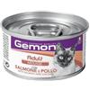 Gemon Gatto Adult Mousse con Salmone e Pollo 85g