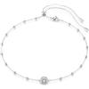 SWAROVSKI PENDENTE UNA ANGELIC, REVERSIBILE, BIANCO, PLACCATO RODIO 5733116