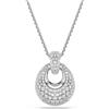 SWAROVSKI PENDENTE SUBLIMA, BIANCO, PLACCATO RODIO 5735223
