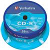 Verbatim 25 CD-R Extra Protection 700MB 80 min 52X AZO cake Box - 43432