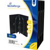 MediaRange Custodia per 8 DVD/CD, 27mm nera, Confezione 3 pz - BOX35-8