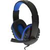 Rebeltec Cuffie Rebeltec Revol Cablato con microfono 3.5mm Hi Fi Nero/Blu [UHRECRMP047]
