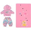 BABY born 833445 Kindergarten Tuta Sportiva - per Bambole da 36 cm - Include Felpa, Pantaloni e materassino - Facile per Le Mani Piccole - Promuove empatia e abilità sociali - età: 2+ Anni
