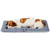 Ferplast Cuccia Cane e Gatto Antigraffio e Impermeabile, Tessuto Tecnico Resistente Tech, JOLLY Taglia Piccola, Materassino Lavabile a Mano a 30°, 65 x 48 x 3,5 cm, Grigio