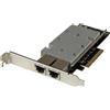 StarTech.com Scheda di rete PCI express a 2 porte 10 Gbase-T Ethernet con Chipset intel X540 [ST20000SPEXI]