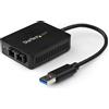 StarTech.com Convertitore da USB 3.0 a fibra ottica - 1000Base-SX SC- Multimodale 550 m [US1GA30SXSC]