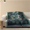 Bassetti Plaid Esperidi B1 135x190 - Eleganza floreale per la tua casa