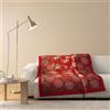 Bassetti Plaid Esperidi R1 135x190 - Eleganza floreale per la tua casa