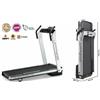 JK Fitness Tapis Roulant Jk Fitness Supercompact 48 Compatibili Zwift E Kinomap - Velocità 16 Km/h - Motore 2.0 Hp - Peso Max Utente 120 Kg Cod.sc-48 Silver