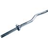 JK Fitness Bilanciere CURL Cromato 120 cm. Chiusura a Vite diametro 25 mm cod.BC120 JK FITNESS