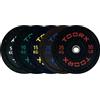 Toorx Fitness Disco BUMPER Crumb - 25 kg. Ø 45 cm. Foro Interno 51 mm. Linea Toorx