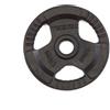 Toorx Fitness Disco Ghisa Gommato - 10 kg. Tri Grip Olimpionico Foro Ø 50 mm. Linea Toorx cod. DGG-TG10