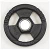 Toorx Fitness Disco Ghisa Gommato - 5 kg. Tri Grip Olimpionico Foro Ø 50 mm. Linea Toorx cod. DGG-TG5