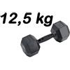 Toorx Fitness Manubrio Esagonale Gommato -12,5 kg. Linea Toorx Absolute AMEG-12.5