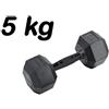 Toorx Fitness Manubrio Esagonale Gommato -5 kg. Linea Toorx Absolute