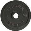 Toorx Fitness Disco Ghisa Nera - 1 kg. Ø Foro 25 mm. Linea Toorx cod. DGN-1