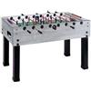 Garlando Calciobalilla G500 Rovere Grigio con Aste Rientranti, piano gioco vetro - biliardino Garlando con 50 Palline in omaggio cd. G500GRRCVL.