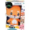JEMINI | Peluche Volpe Luminou 15 cm | Funziona senza pile | Tessuto luminoso | Doudou che brilla al buio | Compagno Notte Bambino | Luce notturna Peluche Bambino | Idea Regalo Dalla Nascita