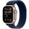 Apple Watch Ultra 2 GPS + Cellular 49mm Natural Titanium Case with Blue Trail Loop - S/M