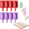 Ventdest Stapi per Gelato in Silicone, 2 Set Stapi Ghiaccioli con 200