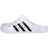 adidas Adilette Clogs, Sandali, Cloud White/Core Black/Cloud White, 40 2/3 EU