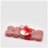 EDG Enzo De Gasperi Tealight Glitterate H 1,2 Cm D 3,8 Cm Cf 10 Pz Red