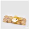 EDG Enzo De Gasperi Tealight Glitterate H 1,2 Cm D 3,8 Cm Cf 10 Pz Gold